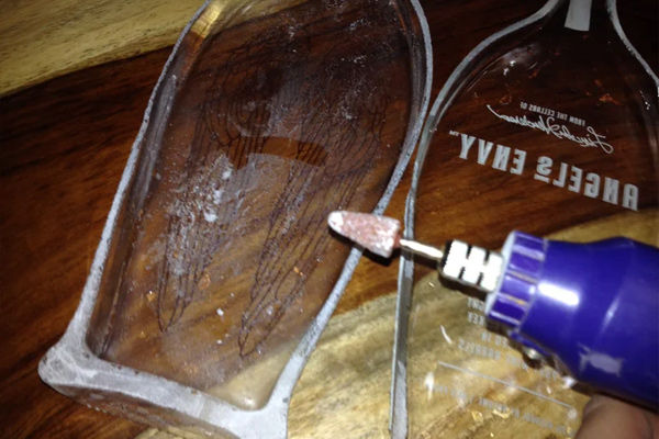 Remove the sharp and rough edges