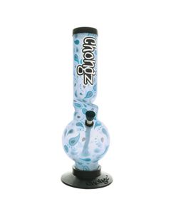 CHONGZ 30cm Acrylic Paisley Park Bubble Ice Twist Bong - Premium Ice Pipes UK