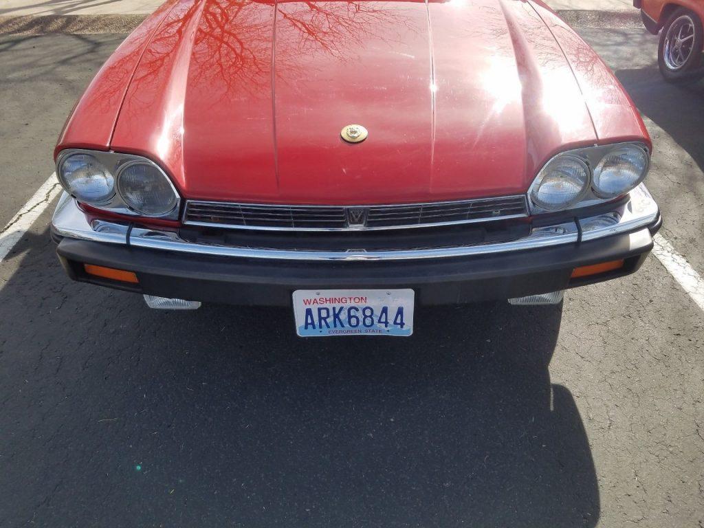 Very rare 1989 Jaguar XJS Rouge Edition