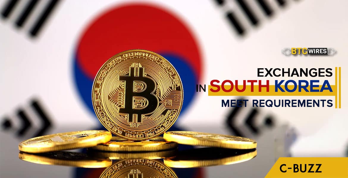 All Crypto Exchanges of South Korea Meet Requirements