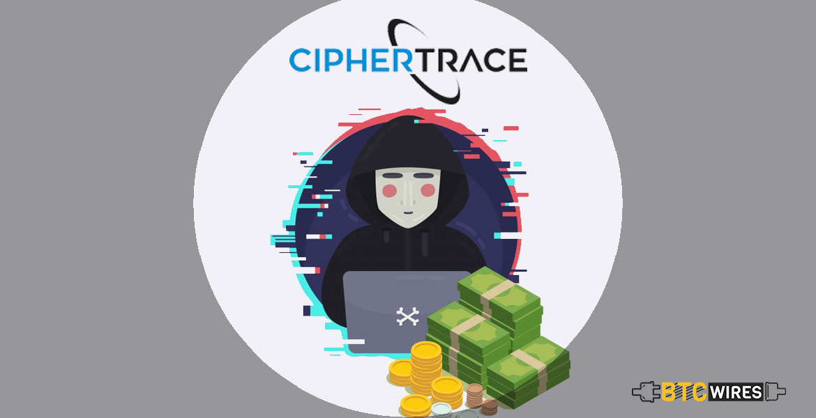 CipherTrace Reports Major Cypto Hacks And Stolen Money