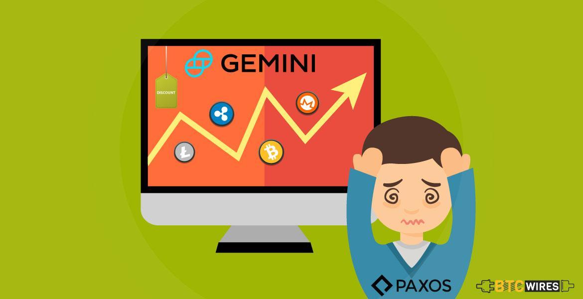 Cryptocurrency Arbitrageurs Cause Chaos at Paxos After Gemini Discount