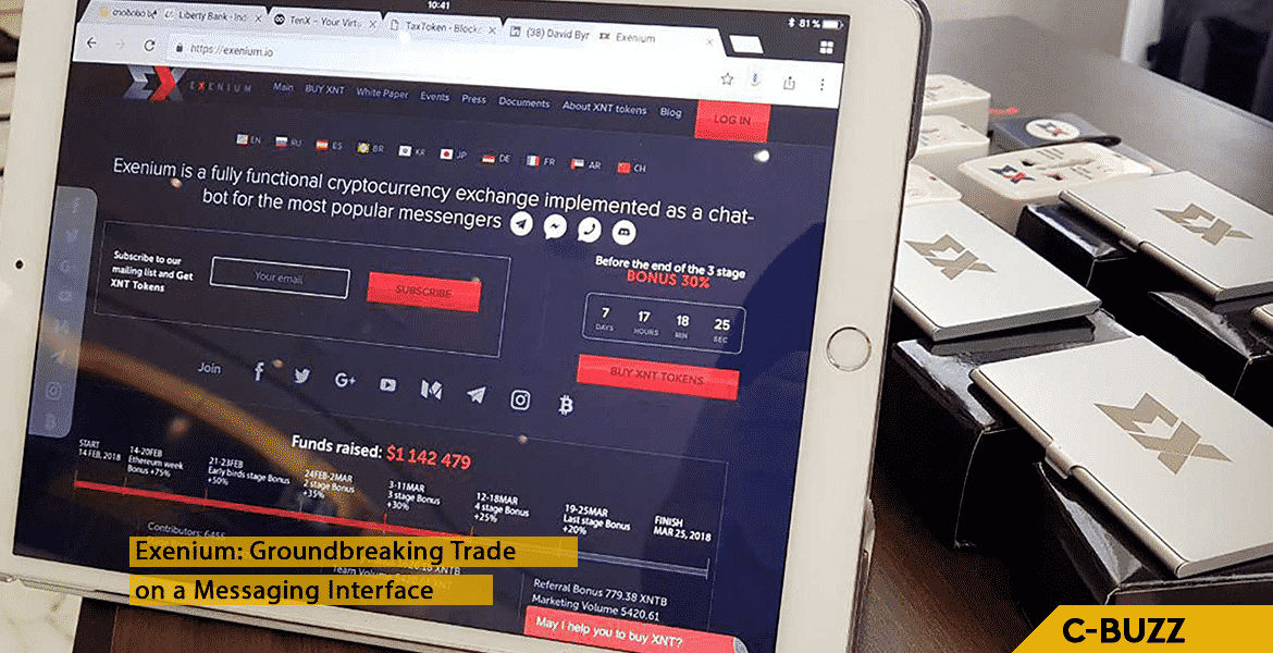 Exenium: Groundbreaking Trade on a Messaging Interface