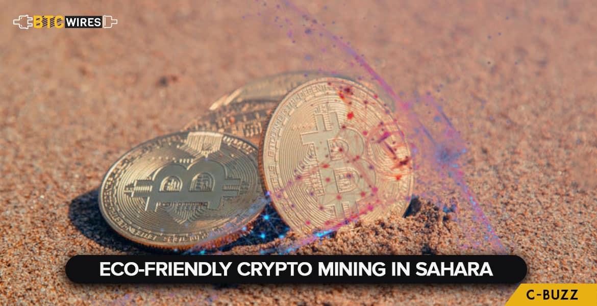 Million Dollar Wind Farm in Sahara for mining Crypto