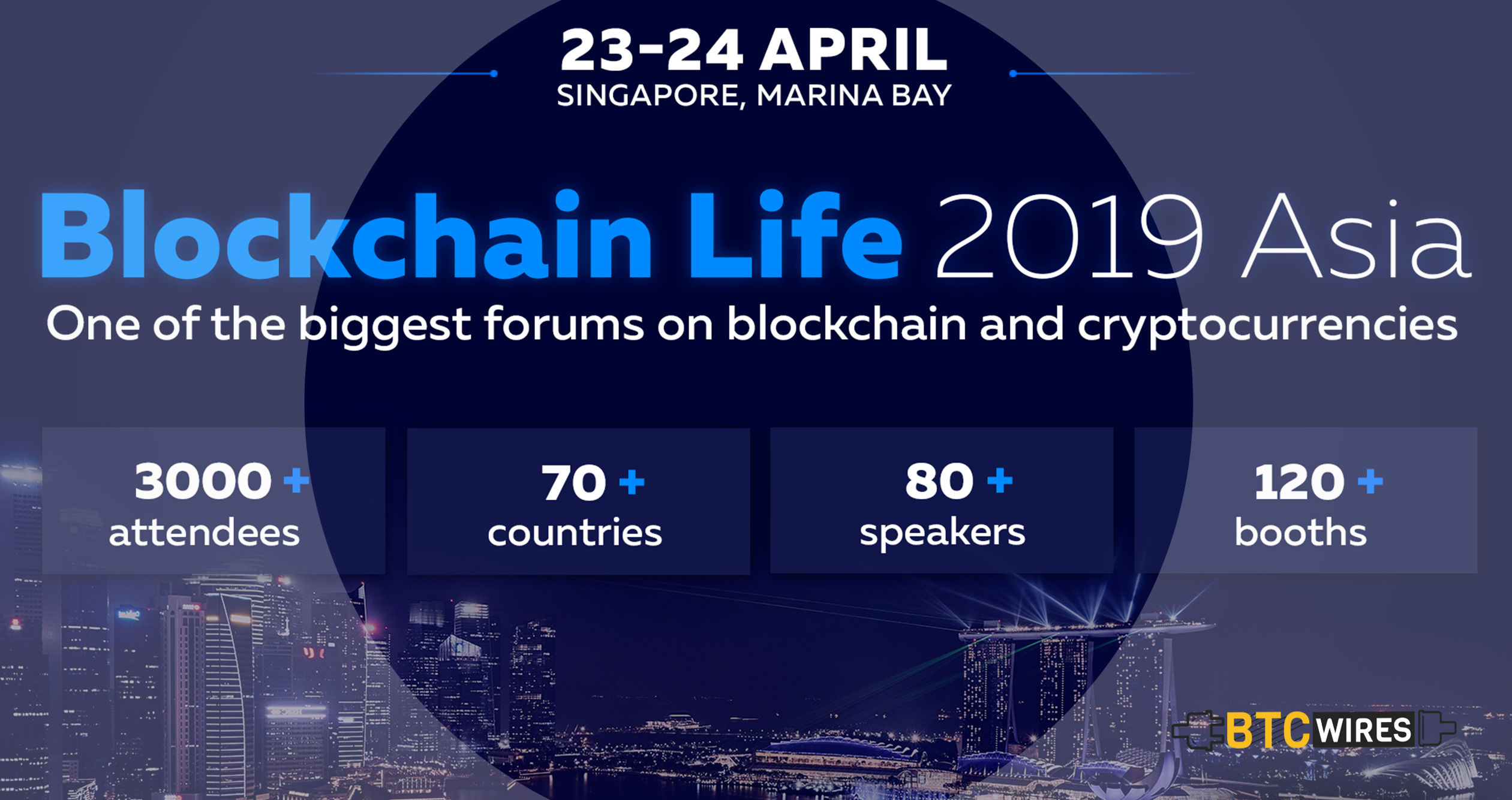 On April 23-24 Binance and Huobi speak at Blockchain Life 2019 in Singapore