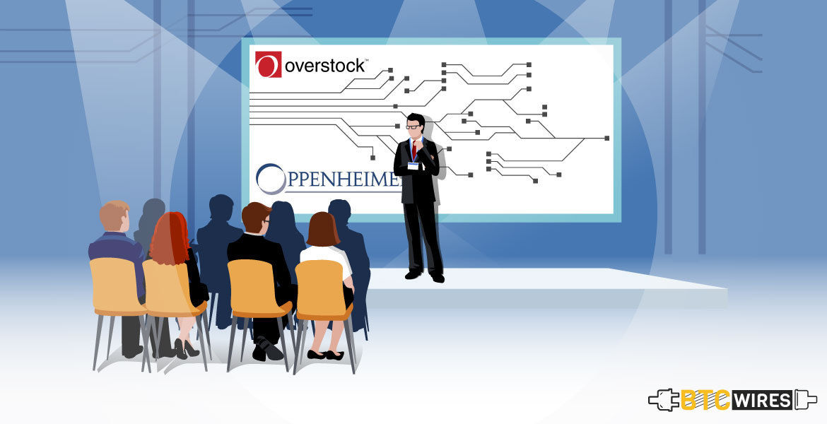 Overstock CEO Invigorates at Oppenheimer Holdings’ Blockchain Event