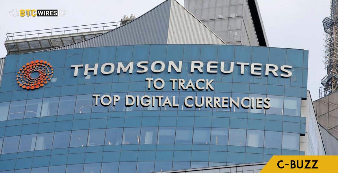 Reuters Adds Data Tracking of 100 Cryptocurrencies