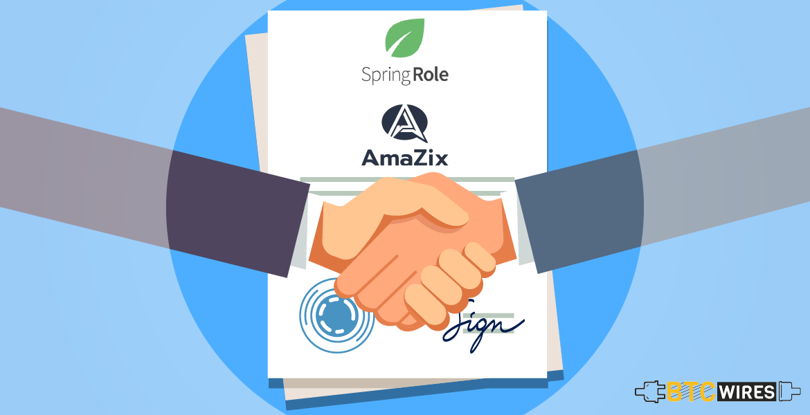 Springrole Partners With AmaZix: Blockchain Advisory Firm Meets Employee Verification Tools