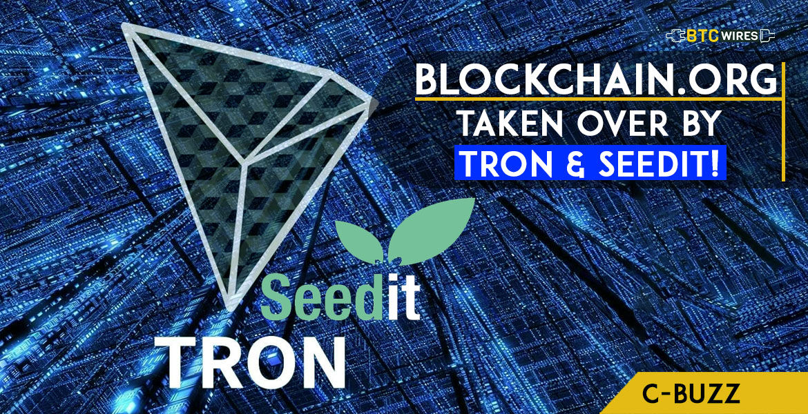 Tron Acquires Blockchain.org and Partners with Seedit