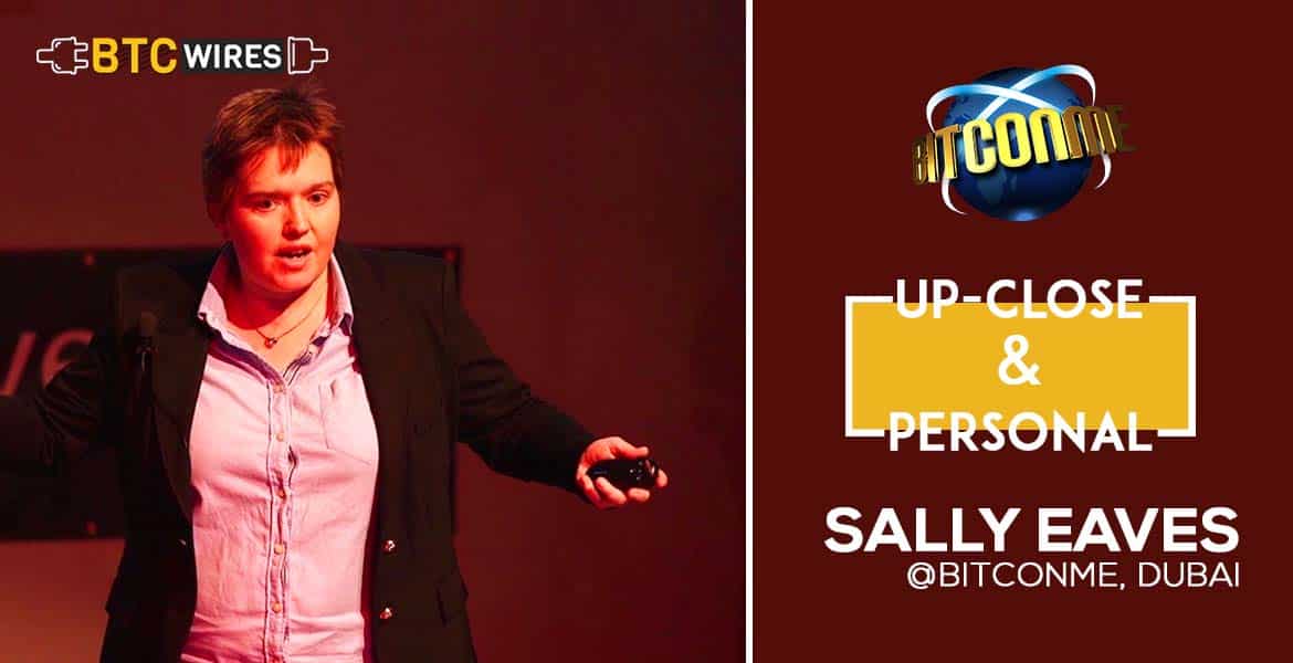 Up-close & Personal: Sally Eaves at BITConME, Dubai Blockchain Summit 2018