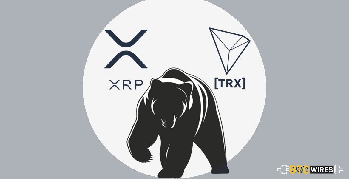XRP and TRX Again in Red
