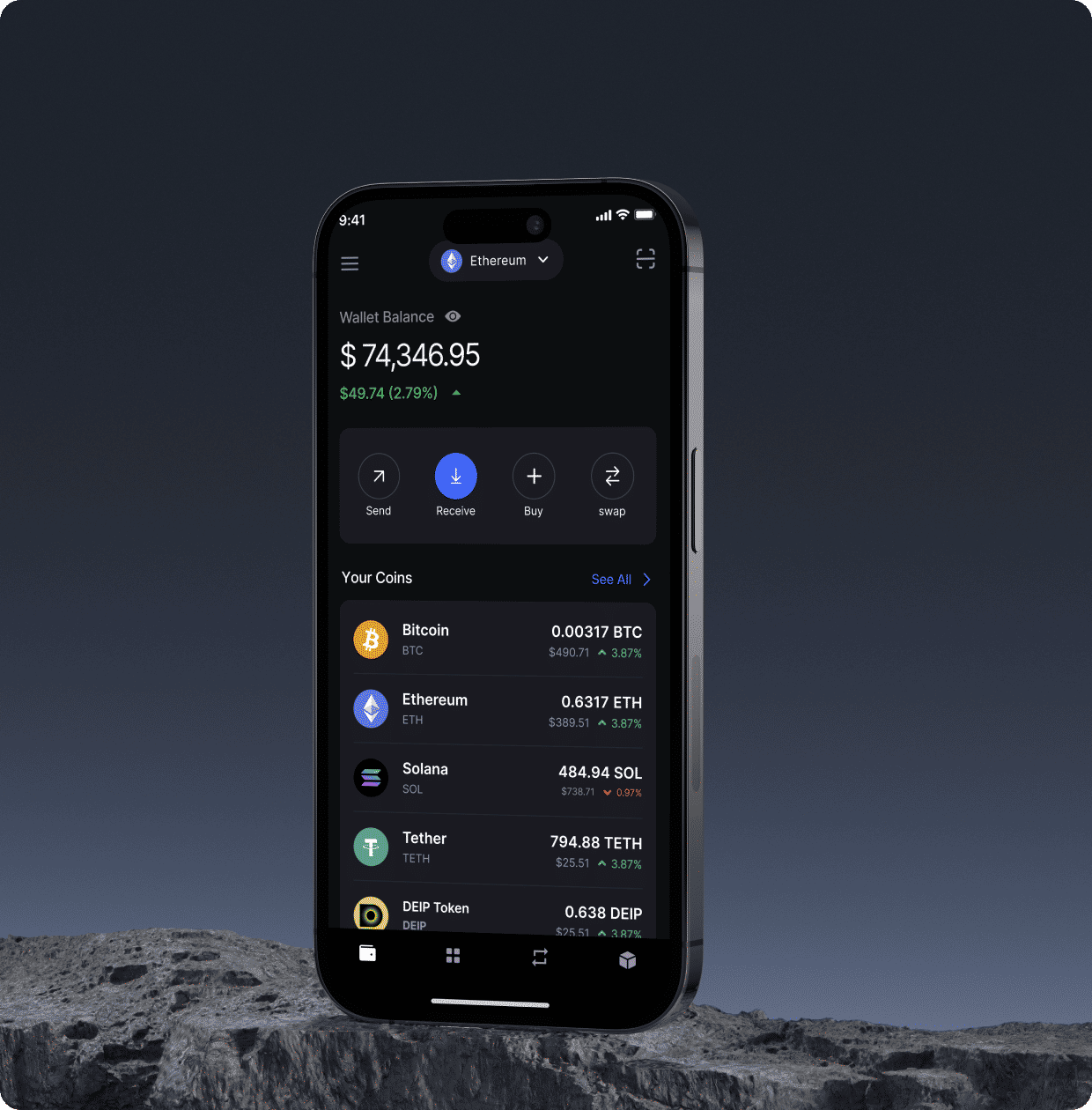 onceadev project COINGUARD web3, crypto app