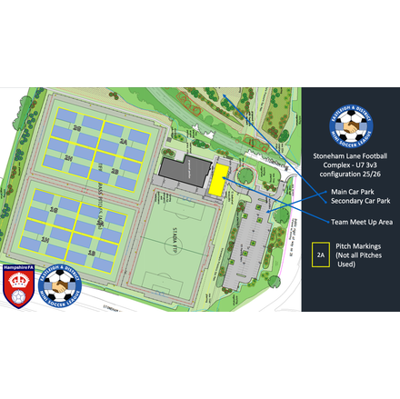 U7s Pitch Layout (3v3) venue map