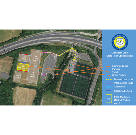 9v9 Layout (U11s) venue map