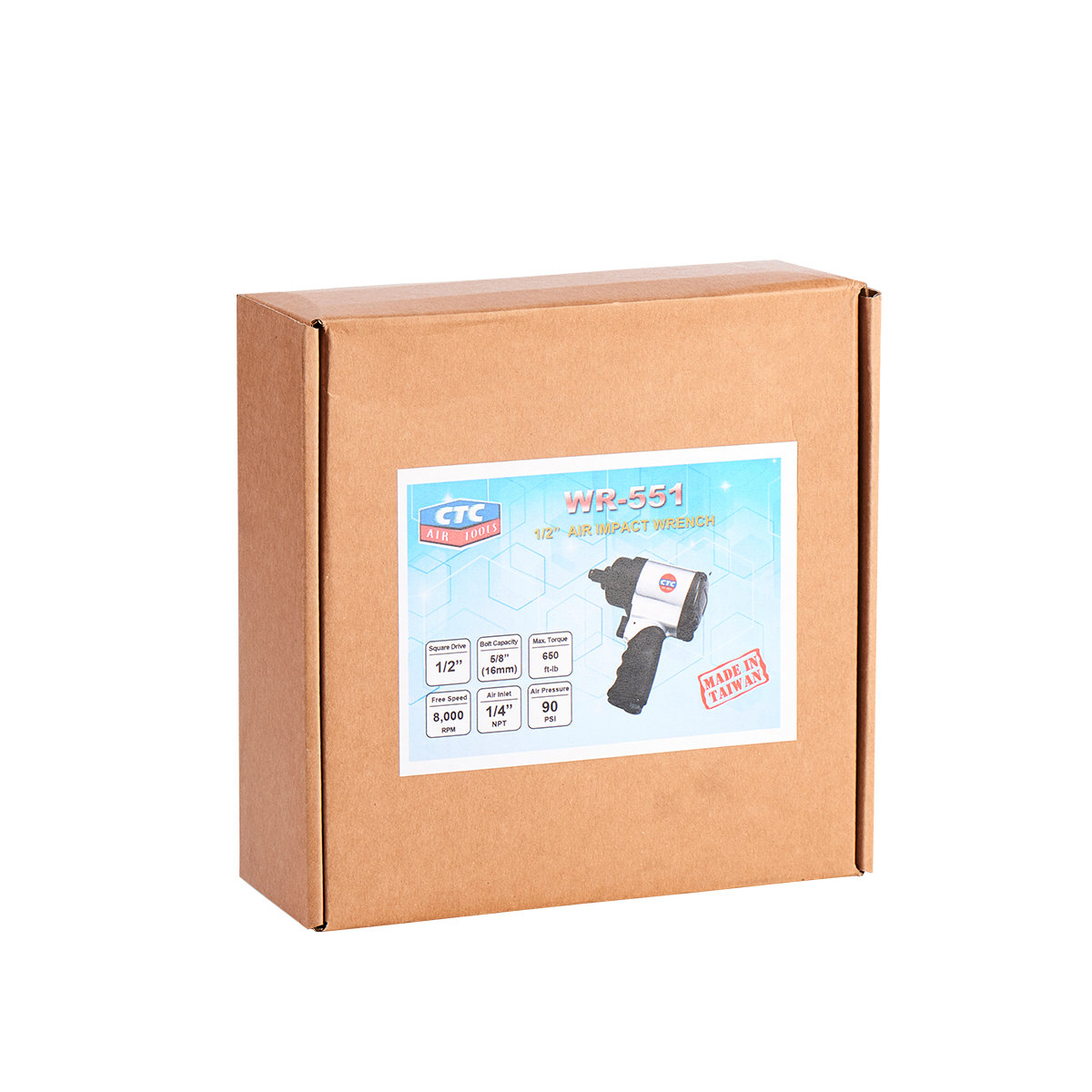บล็อกลม 1/2 นิ้ว เครื่องมือลม จำหน่ายเครื่องมือลม เครื่องมือช่าง ctc WR551