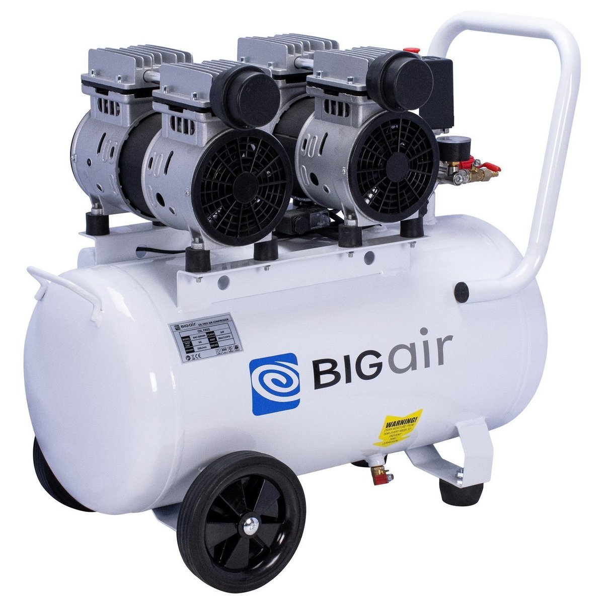 ปั๊มลม ปั๊มลมแบบไม่ใช้น้ำมัน ปั๊มลมแบบไม่ใช้น้ำมันบิ๊กแอร์ บิ๊กแอร์ ขายเครื่องมือช่าง จำหน่ายเครื่องมือช่าง เครื่องมือช่าง bigair BGA-BAO20050N