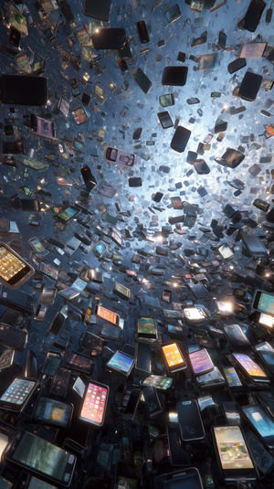 Smartphone Swarm In Space