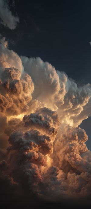 Epic Sunset Clouds - Premium iPhone Lock Screen Wallpaper
