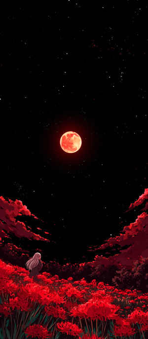 Blood Moon Lily Field