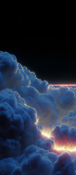 Neon Cloudscape Horizon