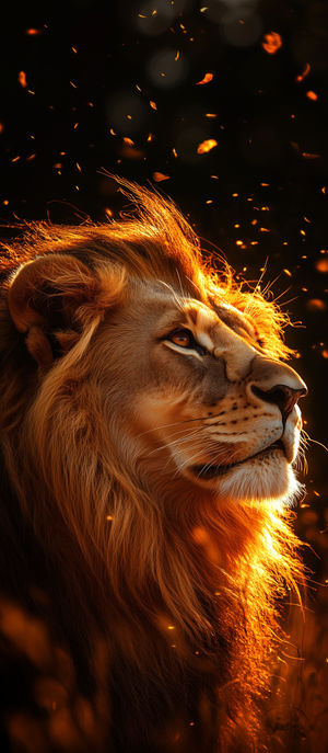 Lion Of Fiery Embers