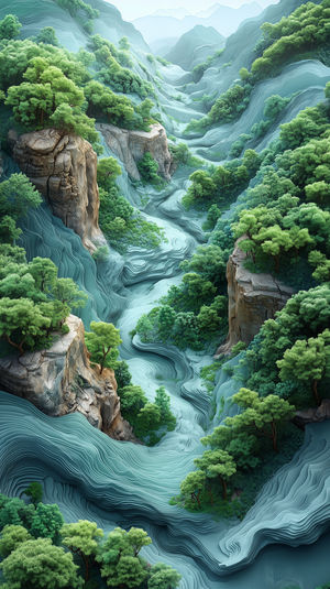 Canyon Layers 4K Wallpaper