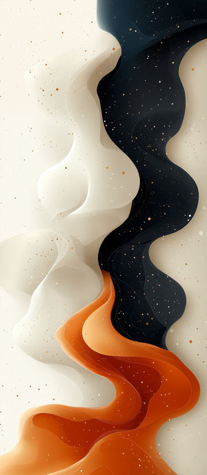 Abstract Fluid Art Waves