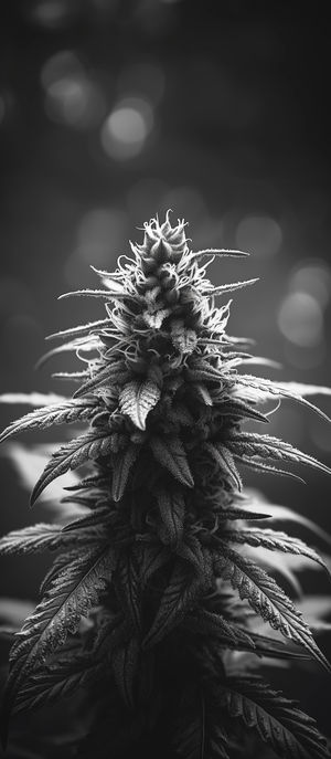 Cannabis Bud Macro Detail