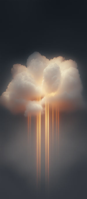 Dynamic Cloud Formation - Premium iPhone Lock Screen Wallpaper