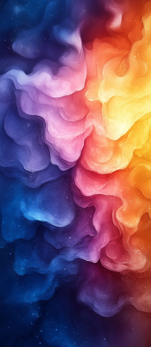 Abstract Nebula Color Swirls