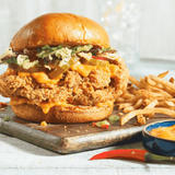 Simple Crispy Spicy Burger