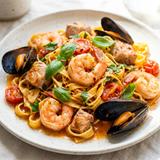 Seafood Tagliatelle or Spaghetti