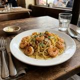 Spaghetti Shrimp Garlic & Cream