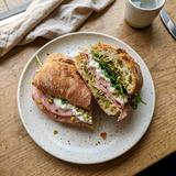 Mortadella and Pistachio Sandwiches