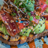 Avo toast extra bacon
