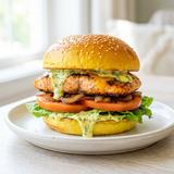 Salmon King Burger (burger only)