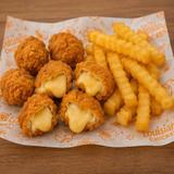 5 chicken cheese popcorn + crinkle cut chips