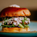 Grilled chicken burger