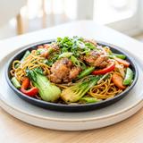 Sizzling Fried Noodles Chicken