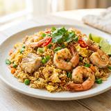 Fried Rice – Fish & egg (+ prawns)