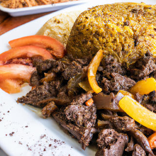 Beef Kreol Style (Rice & Salad)