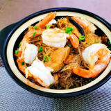 Casserole Pot Shrimp with glass noodles