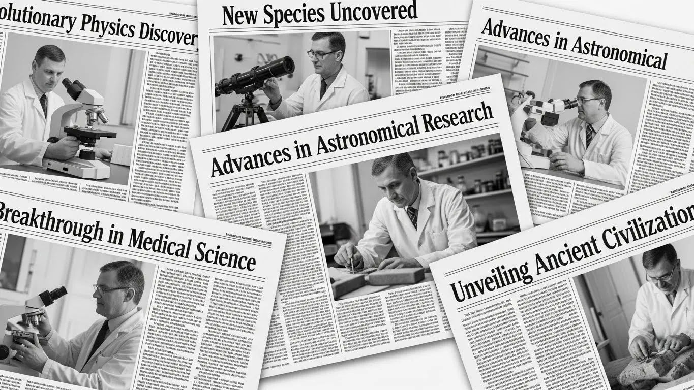 newspaper articles related to science