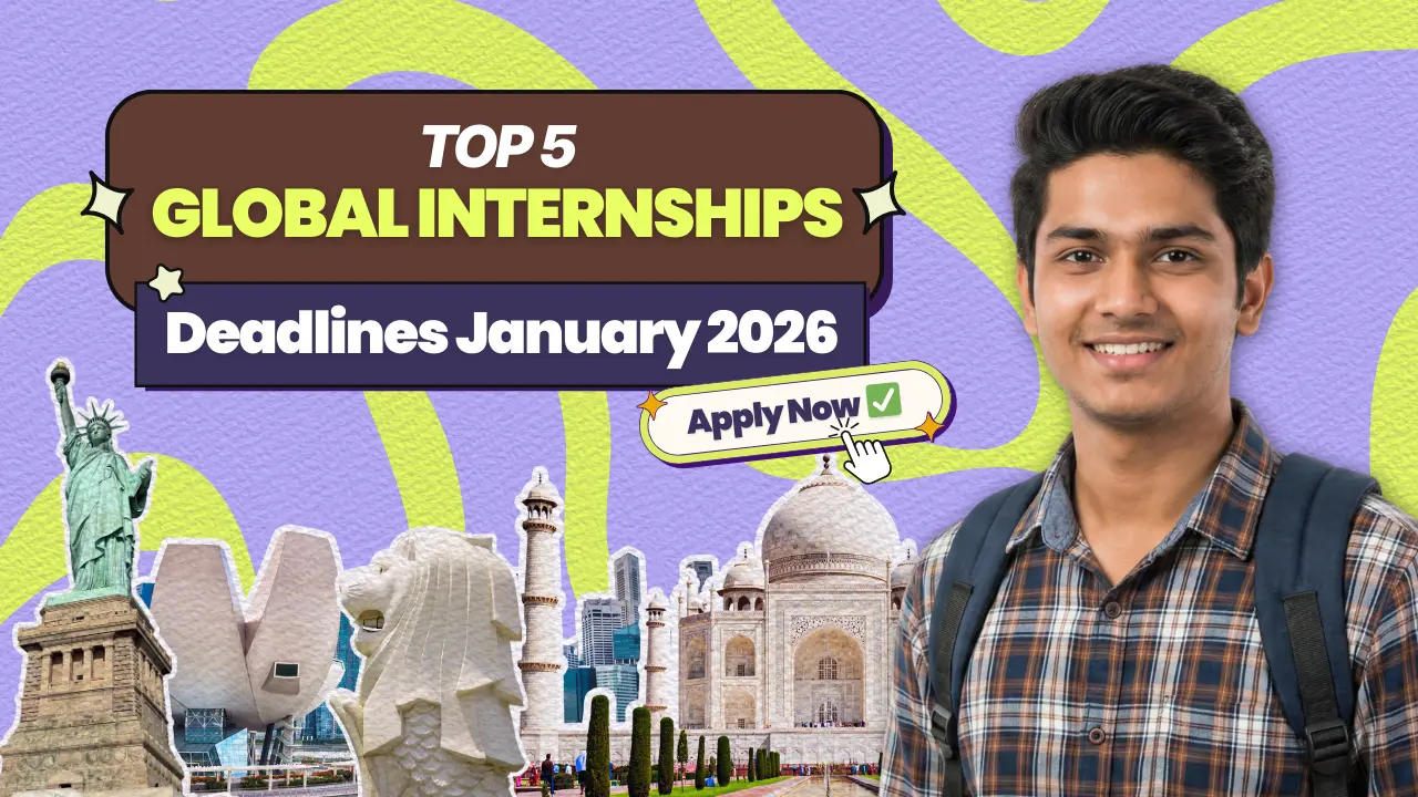 5 Global Internships Deadlines in January 2026 