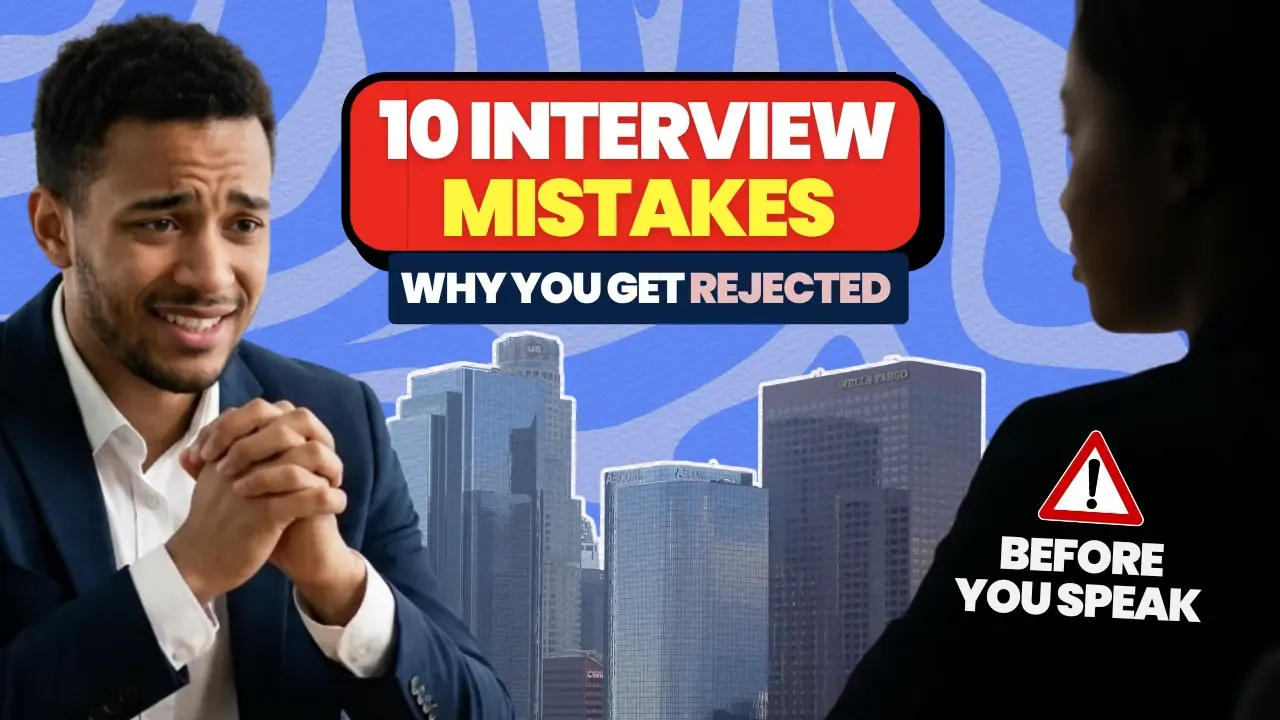 10 Interview Mistakes That Cost You the Job Before You Say a Word