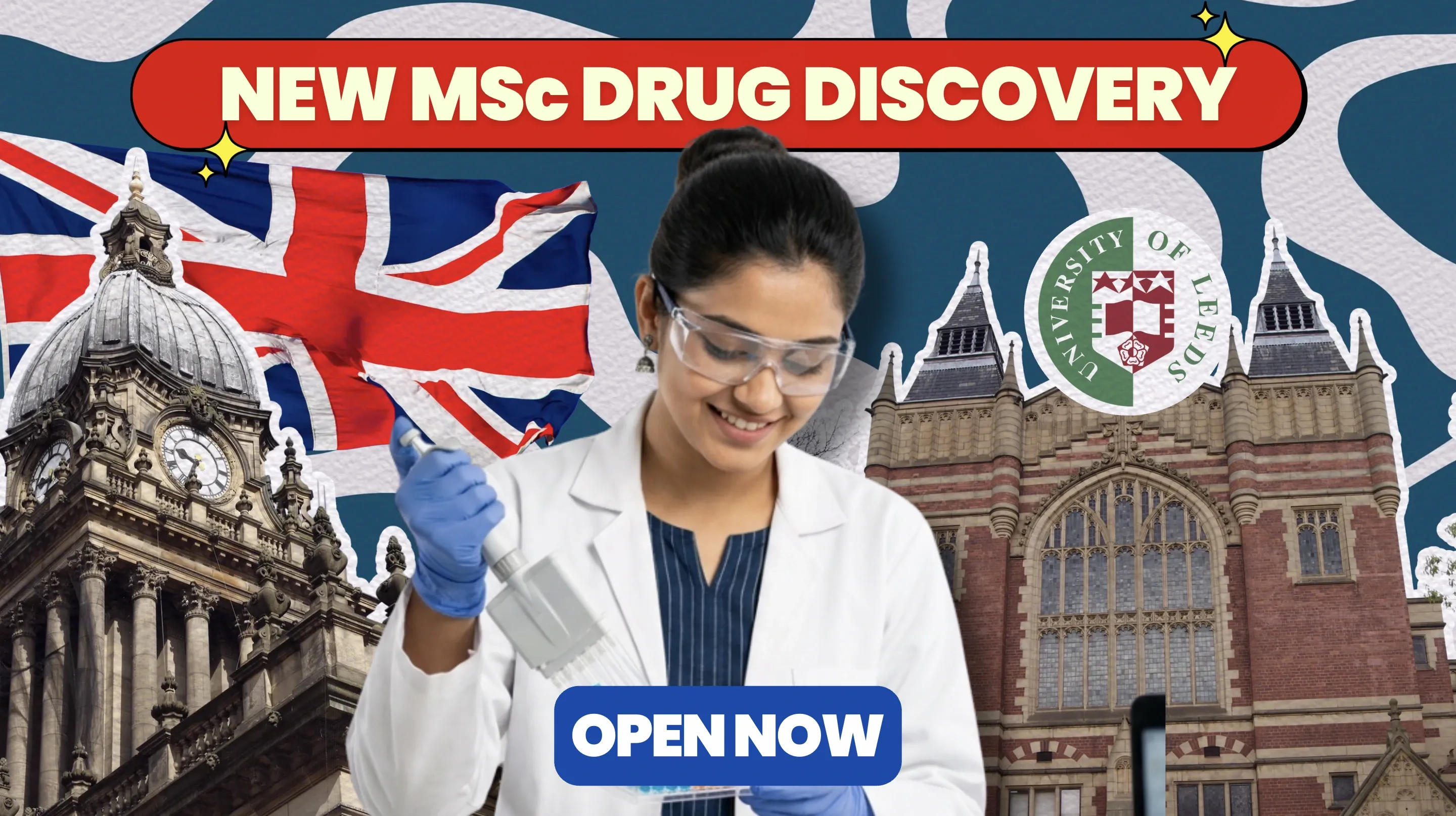 University of Leeds Opens MSc Drug Discovery Applications for Indian Students: With a £6,000 Scholarship Attached