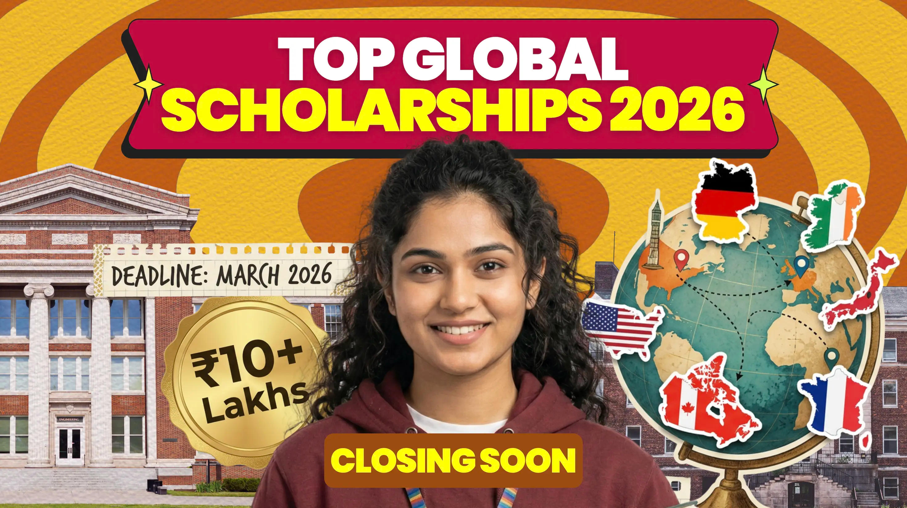 Maximize Your Future: Top Scholarships Over ₹10 Lakhs Closing in March 2026