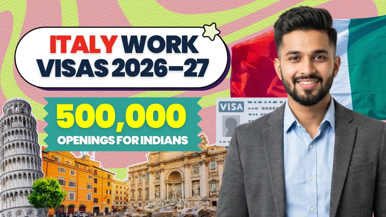 Italy's Workforce Revolution: 500,000 New Work Visas for Indian Professionals (2026-2027)