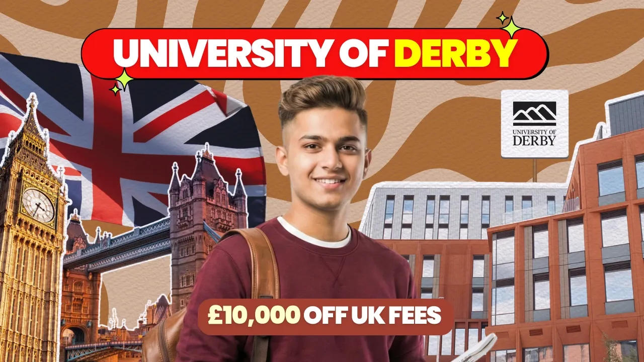 University of Derby slashes fees by up to Rs.12.91 lakh for Indian students in 2026