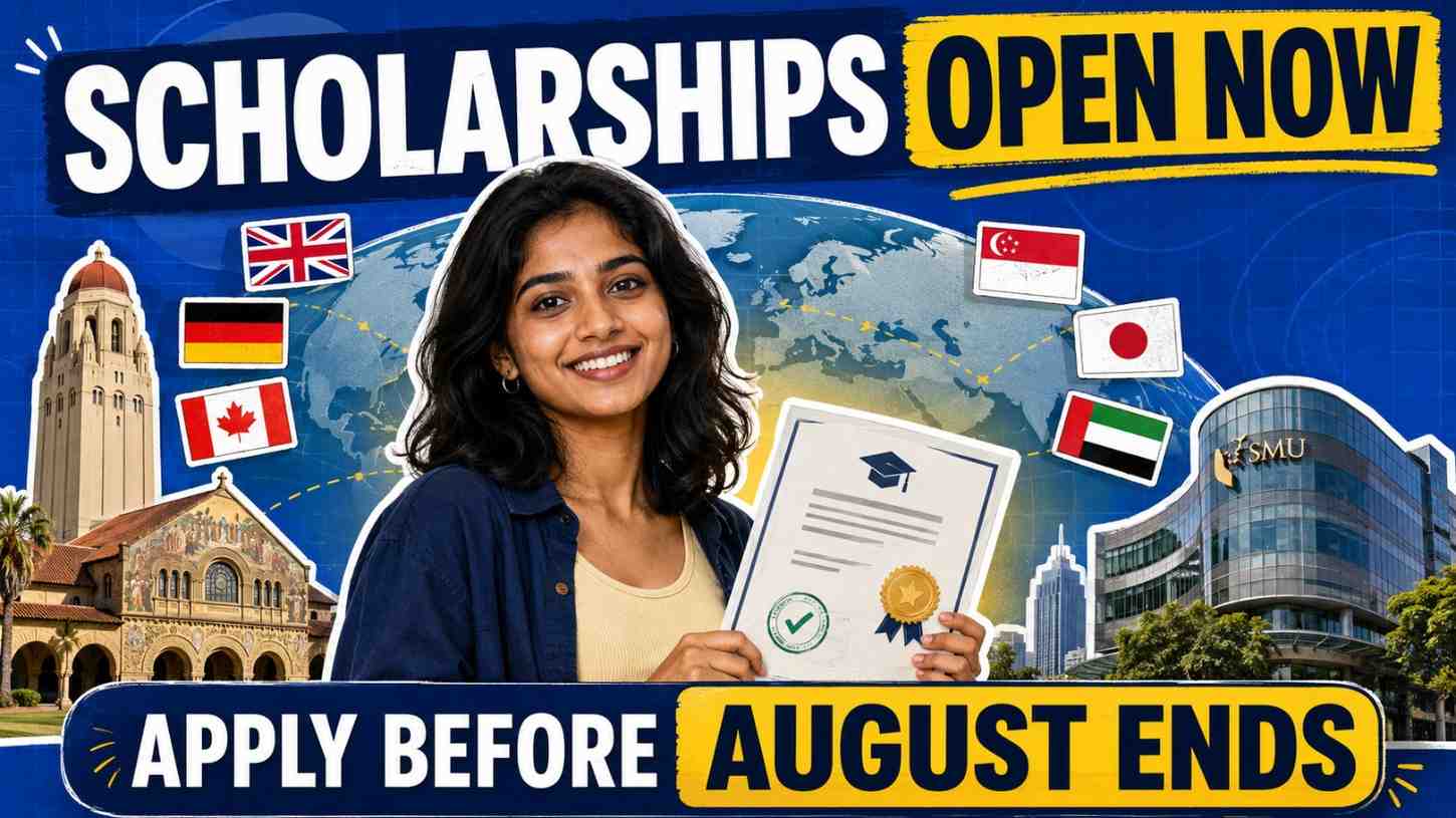 Scholarship Roundup: August 15, 2026: Every Open Award Indian Students Can Apply for Right Now